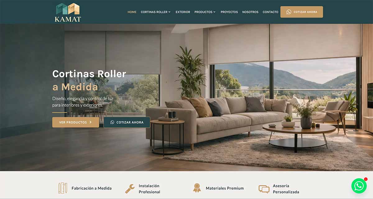 Venta de Cortinas verticales